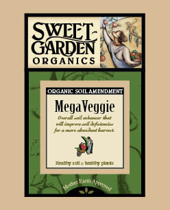 sweet garden organics seeds MegaVeggie - Annual Soil Amendment for Vegetable Gardens