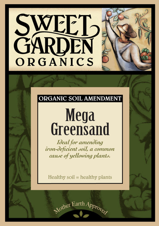 MegaGreensand - Organic Fertilizer that helps yellowing plants - FREE SHIPPING!